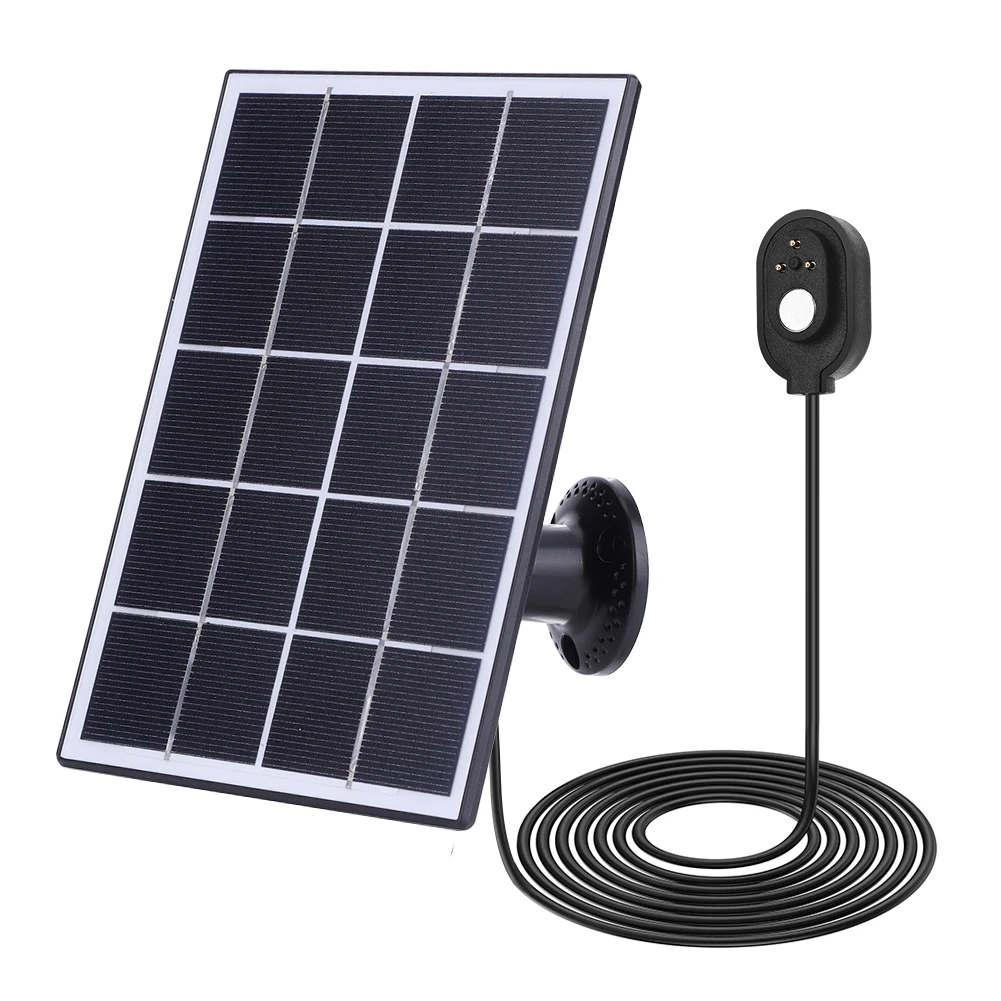 Panel de carga Solar de 5V y 10W, cargador de Panel Solar para cámara impermeable IP65, Cable de 9,8 pies/3M para Arlo Ultra/Ultra 2/Pro 5S/Pro 4/Pro 3 - imagen 3