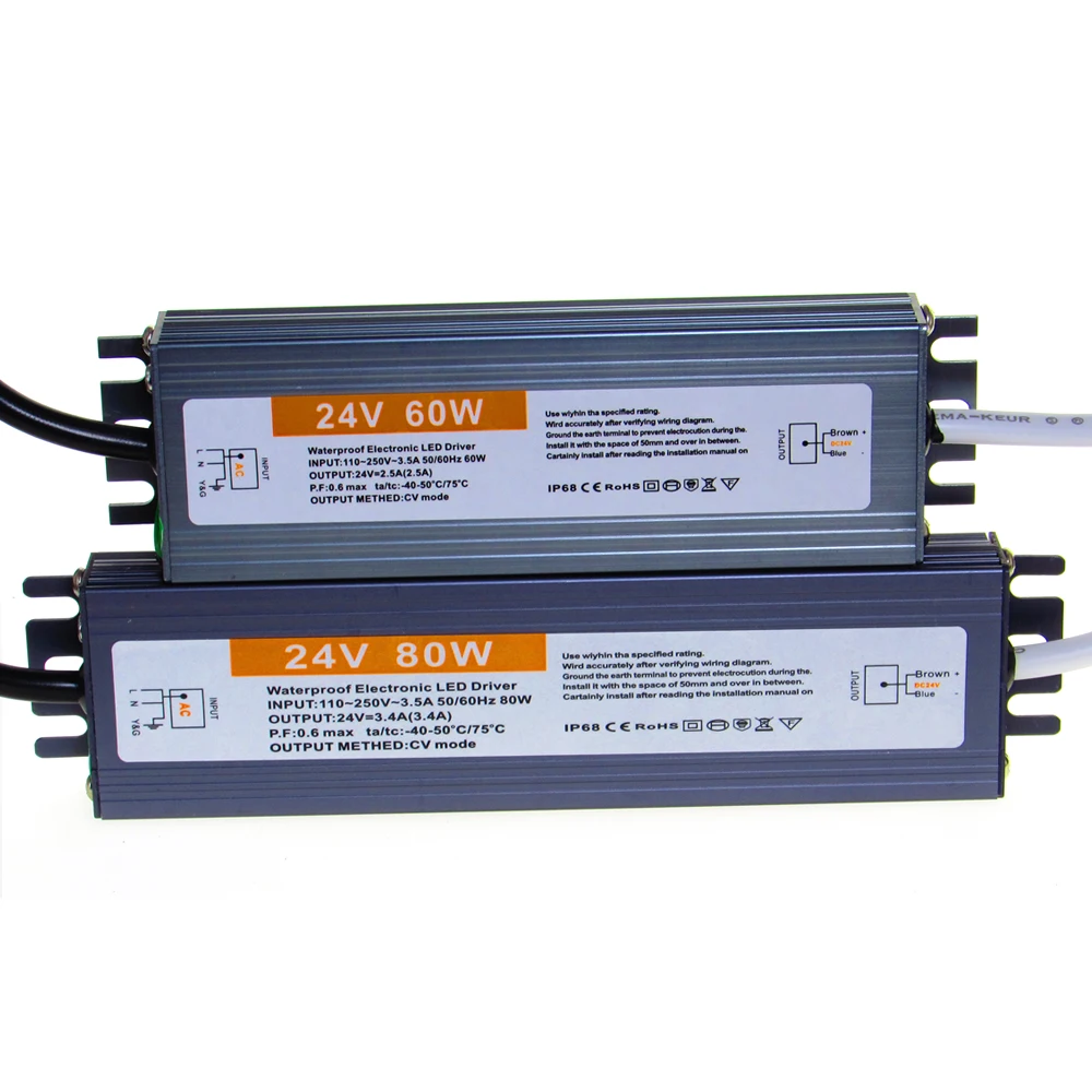 Transformador de 220V a 12V y 24 V, fuente de alimentación de 12 y 24 V, IP67, IP68, transformador de iluminación impermeable para exteriores, 110V, 220V a 12V y 24 V - imagen 4