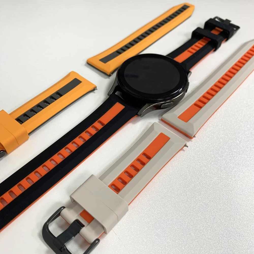 Correa suave de silicona de 22mm para Xiaomi Watch color2 S1pro S2 S3 S4 pulsera deportiva Mi Watch para Redmi Watch 5 Active/Lite - imagen 2