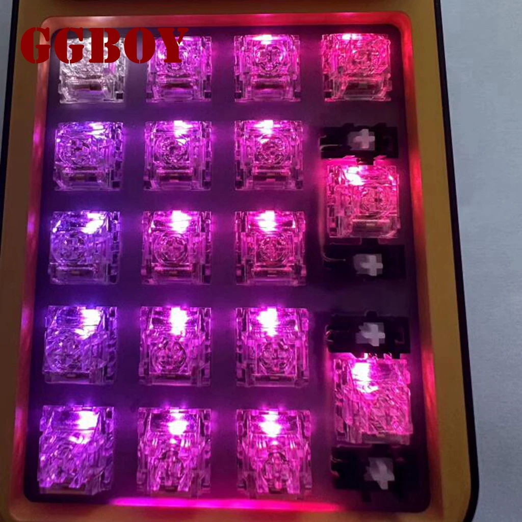 GGBOY-interruptor lineal de teclado mecánico, conmutador transparente de 3 pines para Cherry MX, para juegos - imagen 3