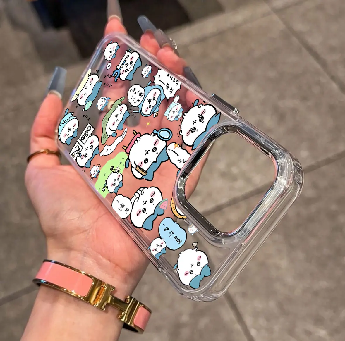 Preciosa y divertida funda de teléfono Chiikawas para Xiaomi Mi 15 14T 14 12T 11T 11 Lite Poco X7 X6 F5 F6 X5 X4 X3 GT Pro 4G 5G transparente - imagen 4