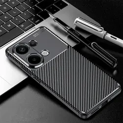 Funda Fibra de Carbono Lujo Poco M6 Pro – Protección Trasera