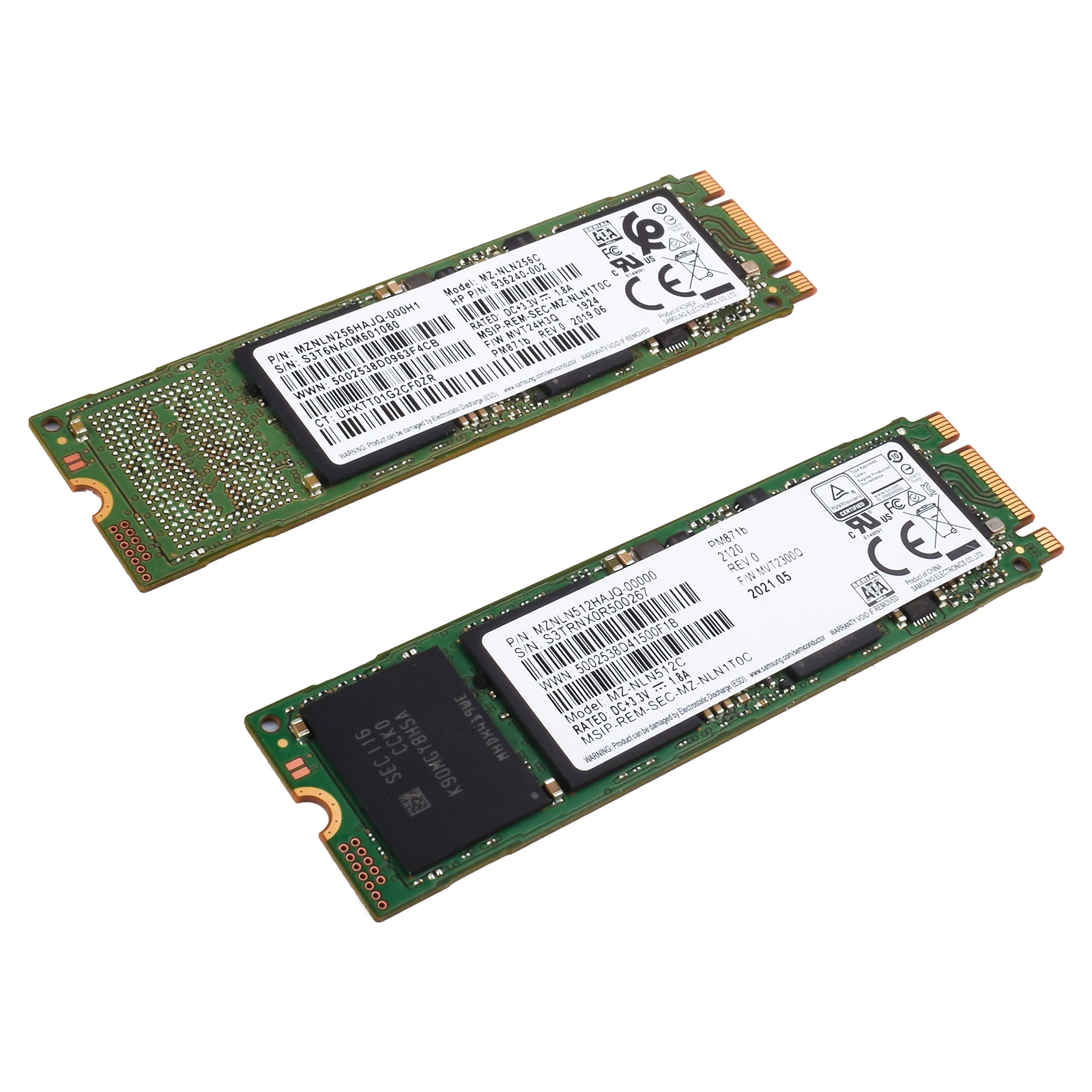 SAMSUNG PM871b SSD M.2 2280 NGFF SATA almacenamiento 256GB 512GB disco duro interno de estado sólido HDD para ordenador portátil de escritorio disco duro - imagen 5