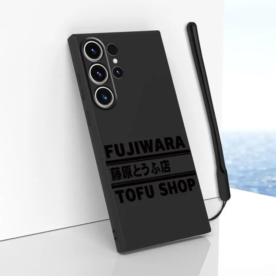 Funda de teléfono para Samsung Galaxy S20 S21 Plus S24 FE S23 Note 20 10 Ultra S25 Edge S22 Ultra suave cubierta Anime iniciales D coche - imagen 3