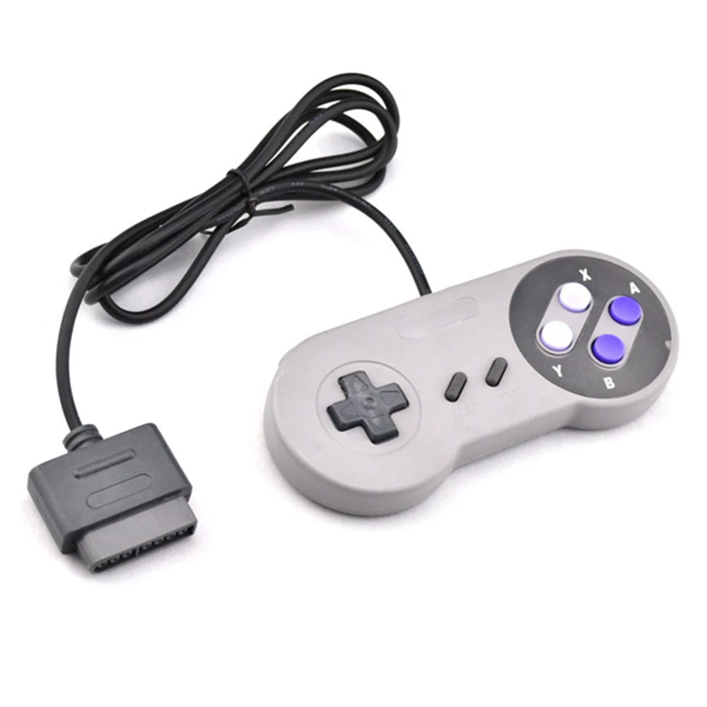 Mando de juego con cable, 2 uds., para sistema SNES, consola, Control Pad, Gamepads - imagen 4