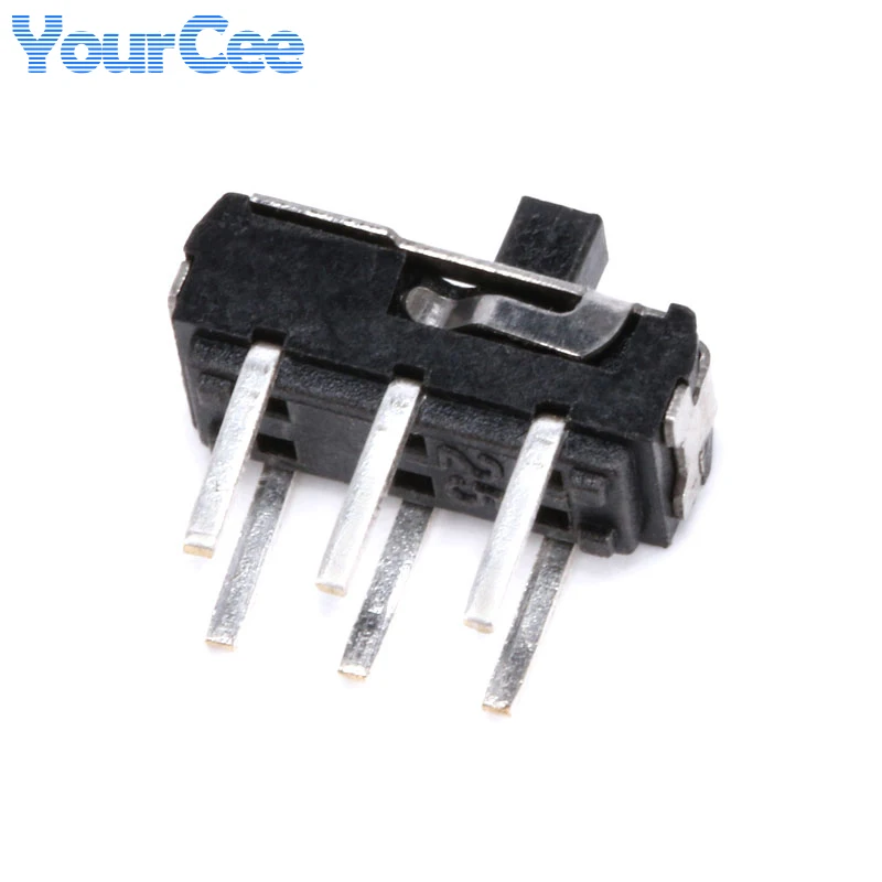 100 uds/10 Uds interruptor de palanca 6 pines encendido/apagado 1P2T SPDT DIP interruptor deslizante Mini interruptor 0.3A 6VDC 2 engranajes 6 pines 3 engranajes 8 pines - imagen 3