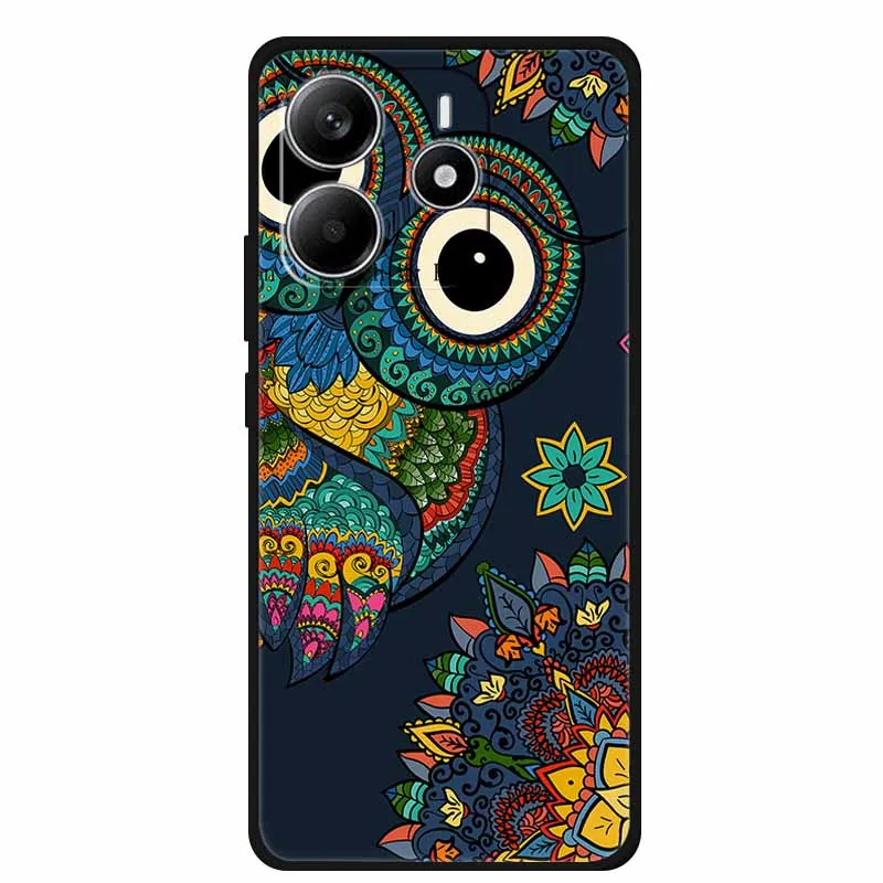 Para Redmi Note 14 4G GLOBAL funda animales silicona suave TPU fundas de teléfono contraportada para Xiaomi Redmi Note14 4G Protector Coque - imagen 4