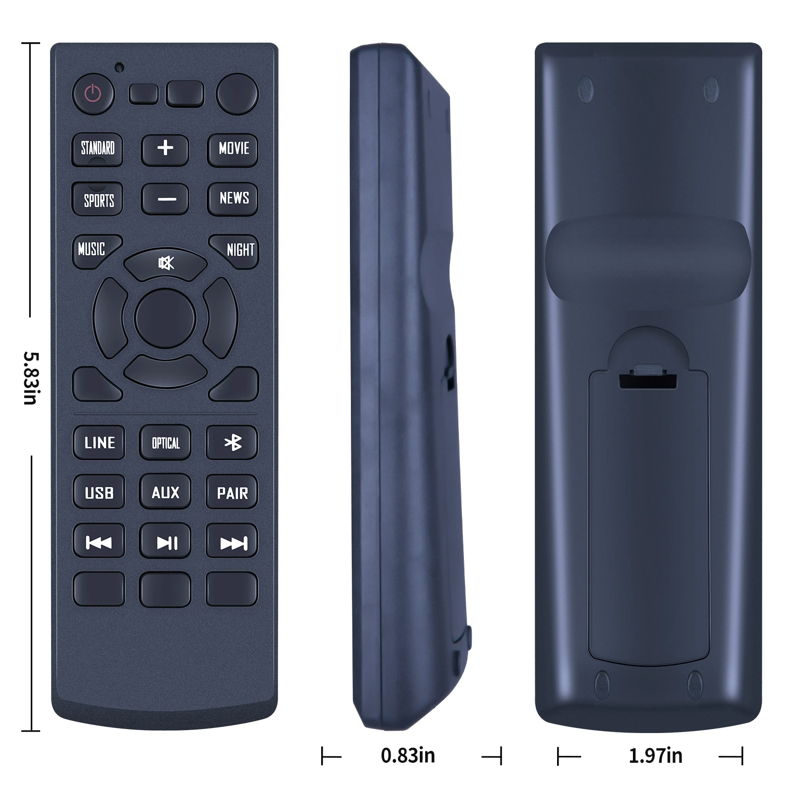 New NC306 Replace Remote Control For Sanyo Soundbar FWSB405F FWSB405FS NC306UH - imagen 5