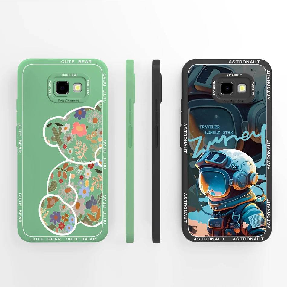 Para Samsung Galaxy J4 Plus/J4 Prime 2018 Funda Simple Premium de silicona líquida carcasa de teléfono protección de cámara Funda trasera suave - imagen 3