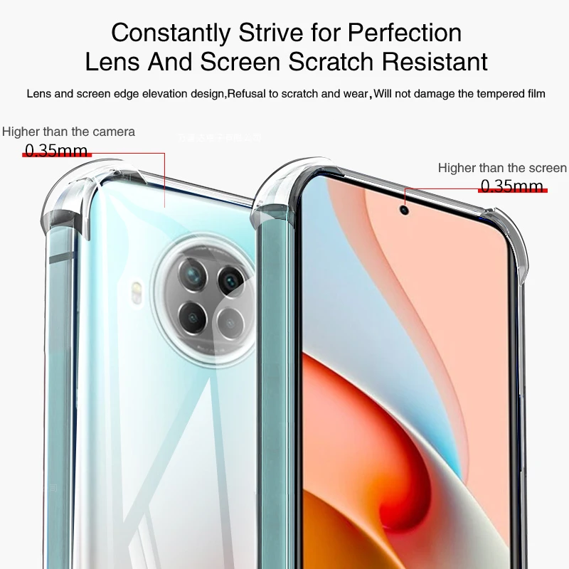 Funda Xiaomi Redmi Note 9 Silicona Transparente Anti-Golpes - imagen 4