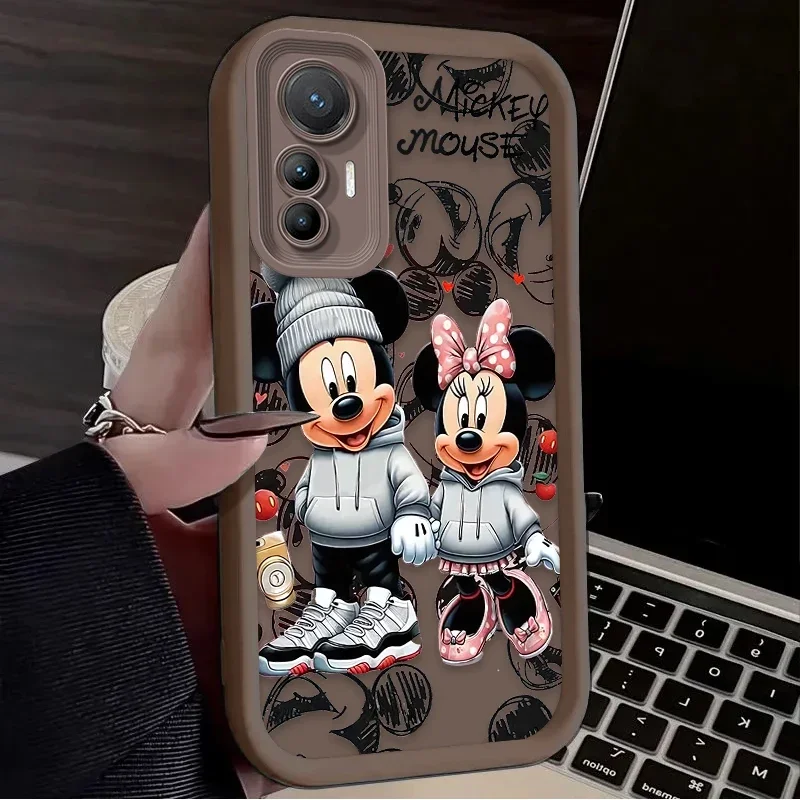 Funda de teléfono Disney Mickey Minnie para Xiaomi 14T 13T 12T 11T 13 12 11 Lite 5G NE POCO X6 X5 F6 F5 F3 X4 GT X3 NFC M5S C65 M6 Pro - imagen 5
