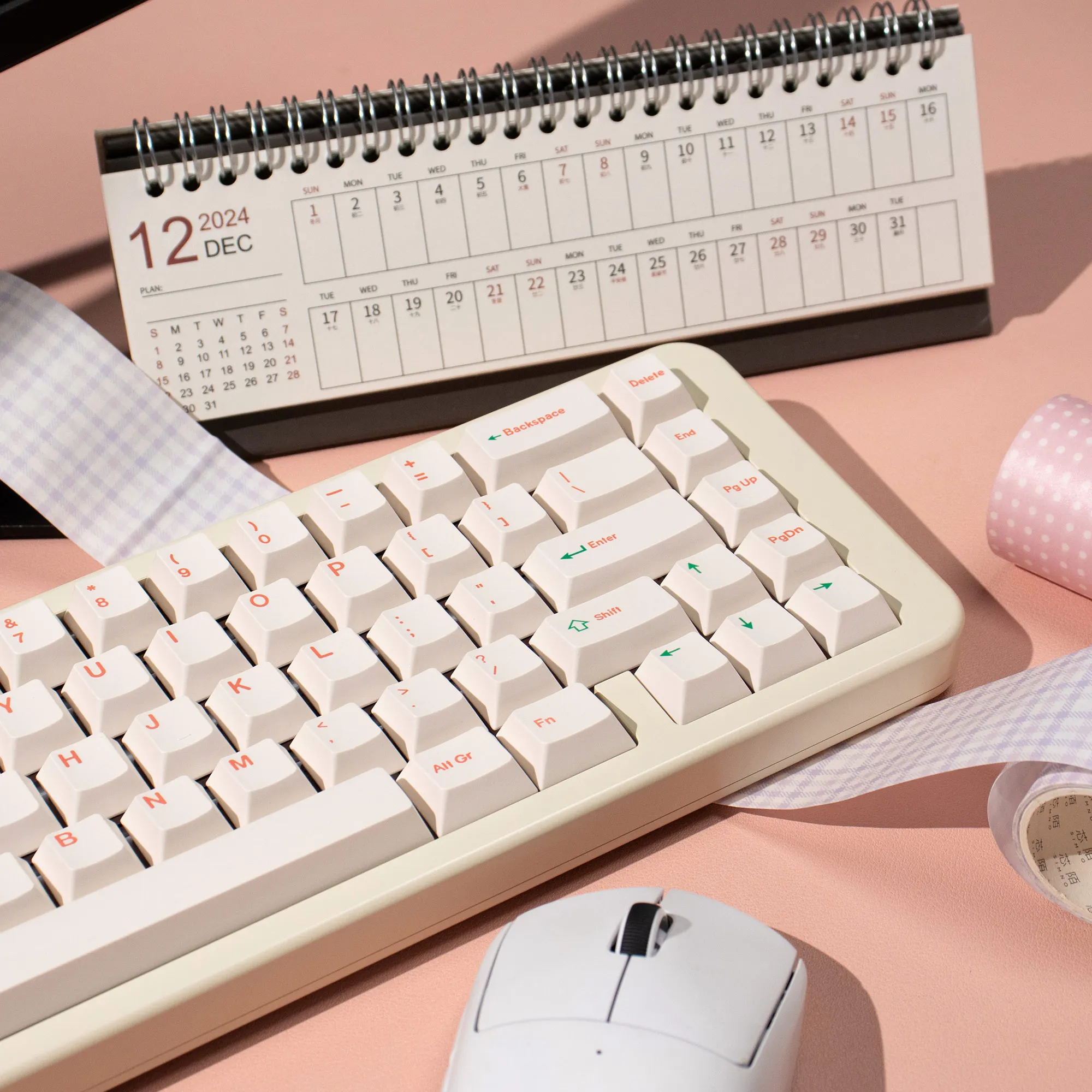 Teclas minimalistas Beige en inglés de 144 teclas, teclas PBT, perfil de cereza, juego de teclas sublimadas por tinte para teclado mecánico Mx Cherry - imagen 4