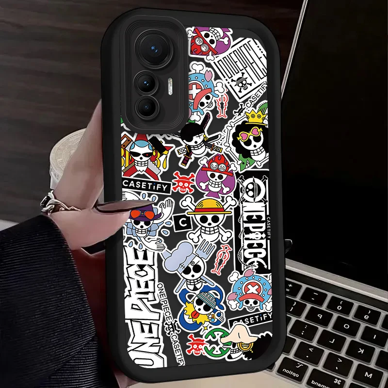Funda de calavera de una pieza de Anime para Xiaomi 14T 13T 12T 11T 13 12 11 Lite 5G NE POCO X6 X5 F6 F5 F3 X4 GT X3 NFC M5S C65 M6 Pro TPU - imagen 5