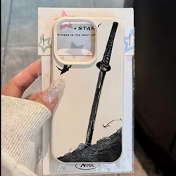 Funda de teléfono con diseño de lichi creativo de espada negra para Xiaomi Redmi Note 14 13 12 Pro Plus 5G 11 10 Redmi 13 12 14C 13C 15C 4G