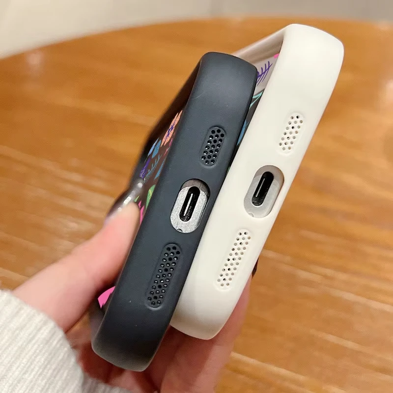 Funda de teléfono con flores y hojas coloridas para Samsung Galaxy S25 S24 S23 S22 S21 Ultra Plus S20FE A55 A54 A35 A15 funda suave de silicona - imagen 5