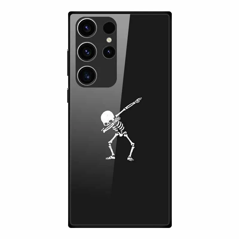 Funda de teléfono para Samsung S23 Ultra, carcasa trasera de vidrio templado, Funda suave para Samsung Galaxy S23 Plus, S 23 + Ultra Coque - imagen 4