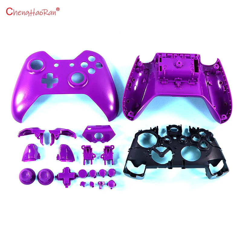 1 Juego de carcasa de controlador inalámbrico, carcasa, juego completo de placas frontales, Kit Mod, botones y marco interior para Xbox One - imagen 3