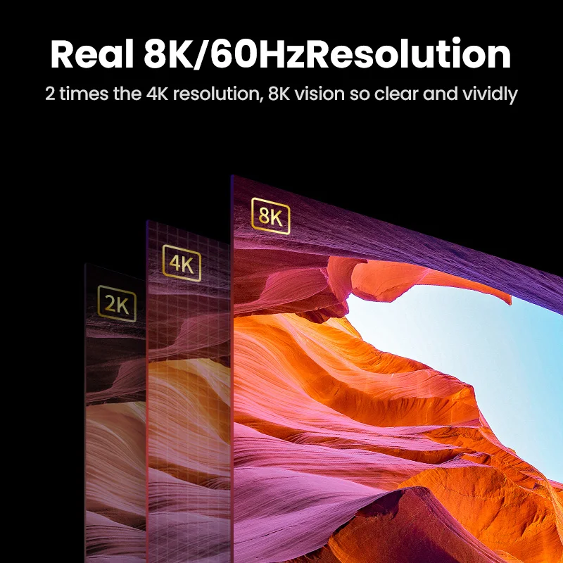 UGREEN-Adaptador USB C a 8K HDMI, Cable Convertidor para Xiaomi MacBook Pro Air, iPad Pro, Samsung Galaxy 8K/60Hz - imagen 2