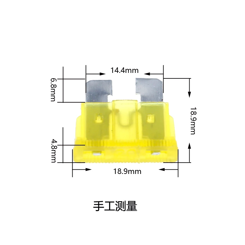 Kit surtido de fusibles de hoja media para coche, kit de caja mixta de 130 uds, 13 valores, 1A, 2A, 3A, 4A, 5A, 7,5a, 10A, 15A, 20A, 25A, 30A, 35A y 40A - imagen 4