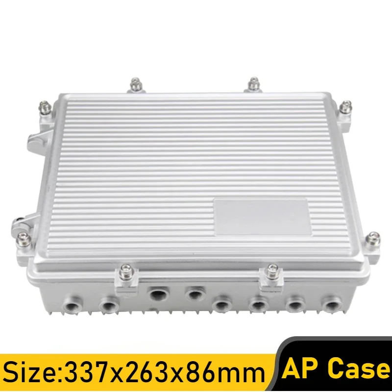 Caja amplificadora de puente inalámbrico AP para estación Base de comunicación exterior, caja impermeable de aluminio fundido a presión, 37*263*86mm - imagen 2
