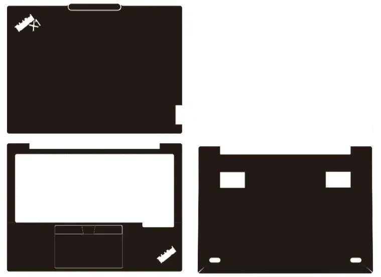 Película de cubierta adhesiva de piel para Thinkpad X1 Carbon 2024 Gen, precortada, 1x Top + 1x reposamanos + 1x inferior, 12, 11, 10, 9, 8, 7, 6, 2023, 2022, 2021, 2020 - imagen 2