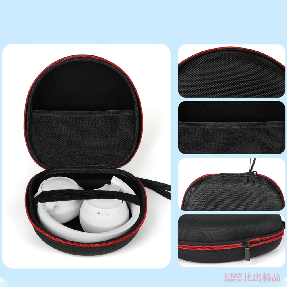 Bolsa de almacenamiento de EVA dura portátil para Edifier W820NB Free Pro, caja de protección de auriculares para JBL 760NC, estuche de transporte de viaje - imagen 4