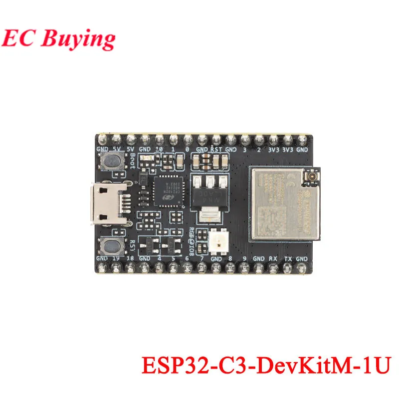 ESP32-C3-DevKitM-1 1U DevKitC-02 02U ESP32-C3-MINI-1 ESP32-C3-DevKit-RUST-1 ESP32-C3 Placa de desarrollo WiFi BLE módulo inalámbrico - imagen 5