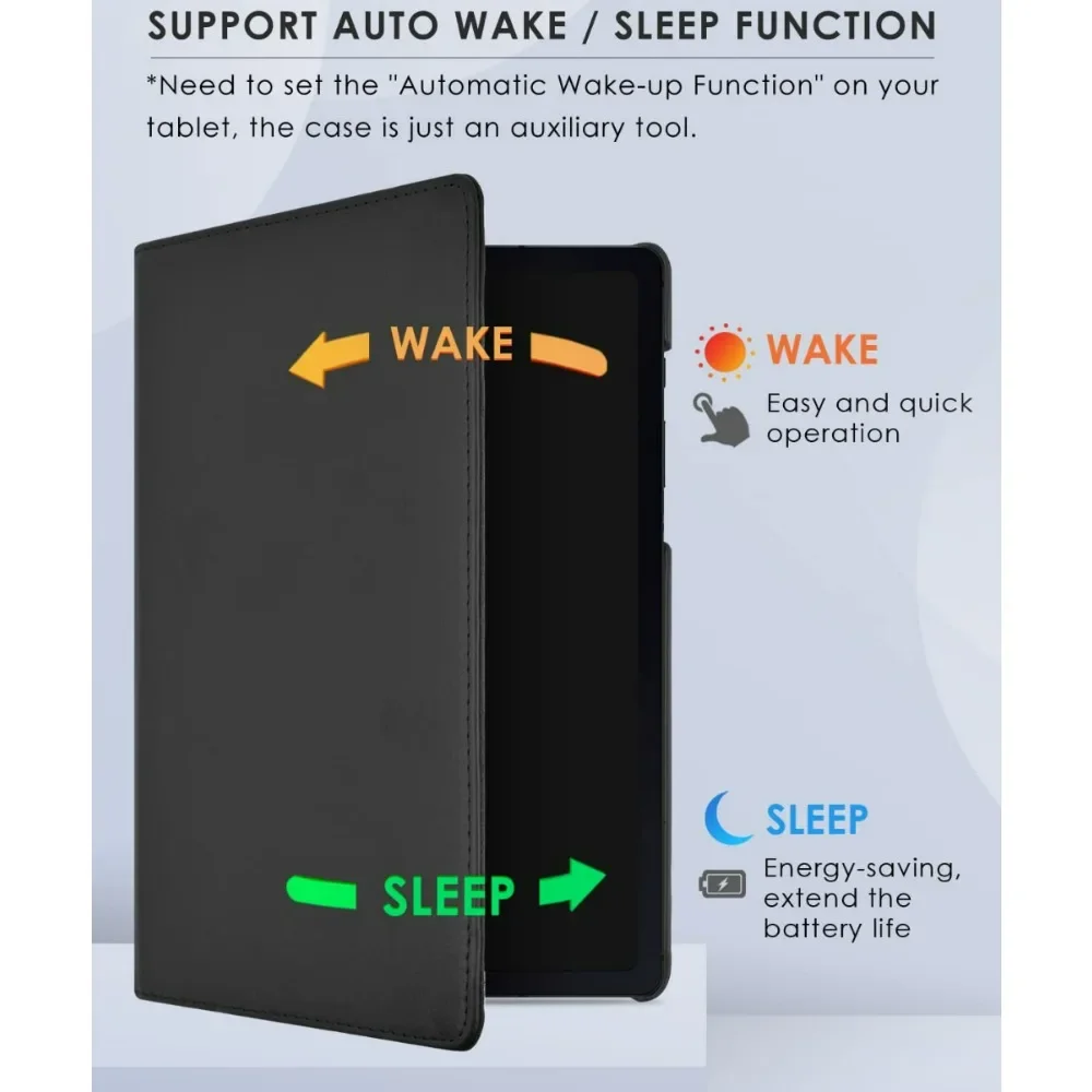 Funda para tableta Lenovo Xiaoxin Pad 2024 TB331FC Tab M11 TB330FU, carcasa con soporte giratorio de 360 °, 11 pulgadas, a prueba de golpes - imagen 3