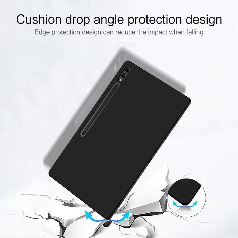 Funda para Samsung Galaxy Tab S9 Ultra 14,6 "Silicona suave TPU protección a prueba de golpes Shell para Tab S8 Ultra Tablet contraportada - imagen 4