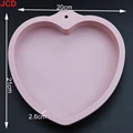 8 inch heart pink