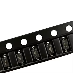 (100 uds) BZT52C7V5 (WC de marcado) SOD-123 SMD 1206 diodo estabilizado de voltaje 7,5 V