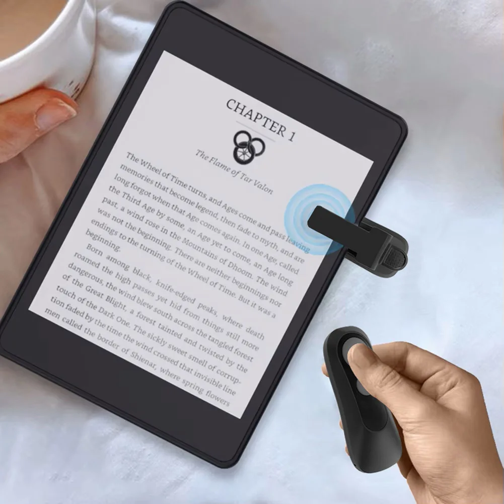 Cámara Grabación de vídeo Disparadores remotos Clicker Turner de página Turner de página remoto para Kindle Paperwhite Oasis EReaders Kobo - imagen 4