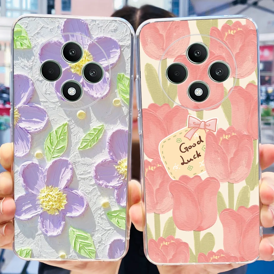 Para Oppo Reno 12F 4G funda CPH2687 lindo gato espacio hombre pintado funda de silicona suave para Oppo Reno12 F Reno 12 FS Reno12F Shell - imagen 5