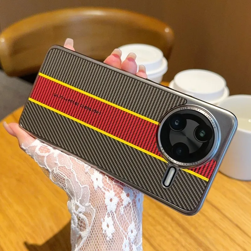 Para Xiaomi Redmi K80, K80 Pro funda ELVEV a prueba de golpes dura PC galvanoplastia carcasa protectora para teléfono