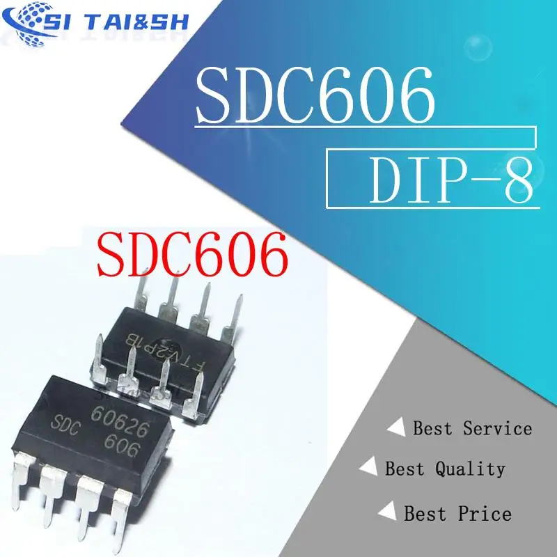 Si Tai & SH 10 Uds SDC606 SDC606P DIP-8 SDC 606 DIP nuevo original