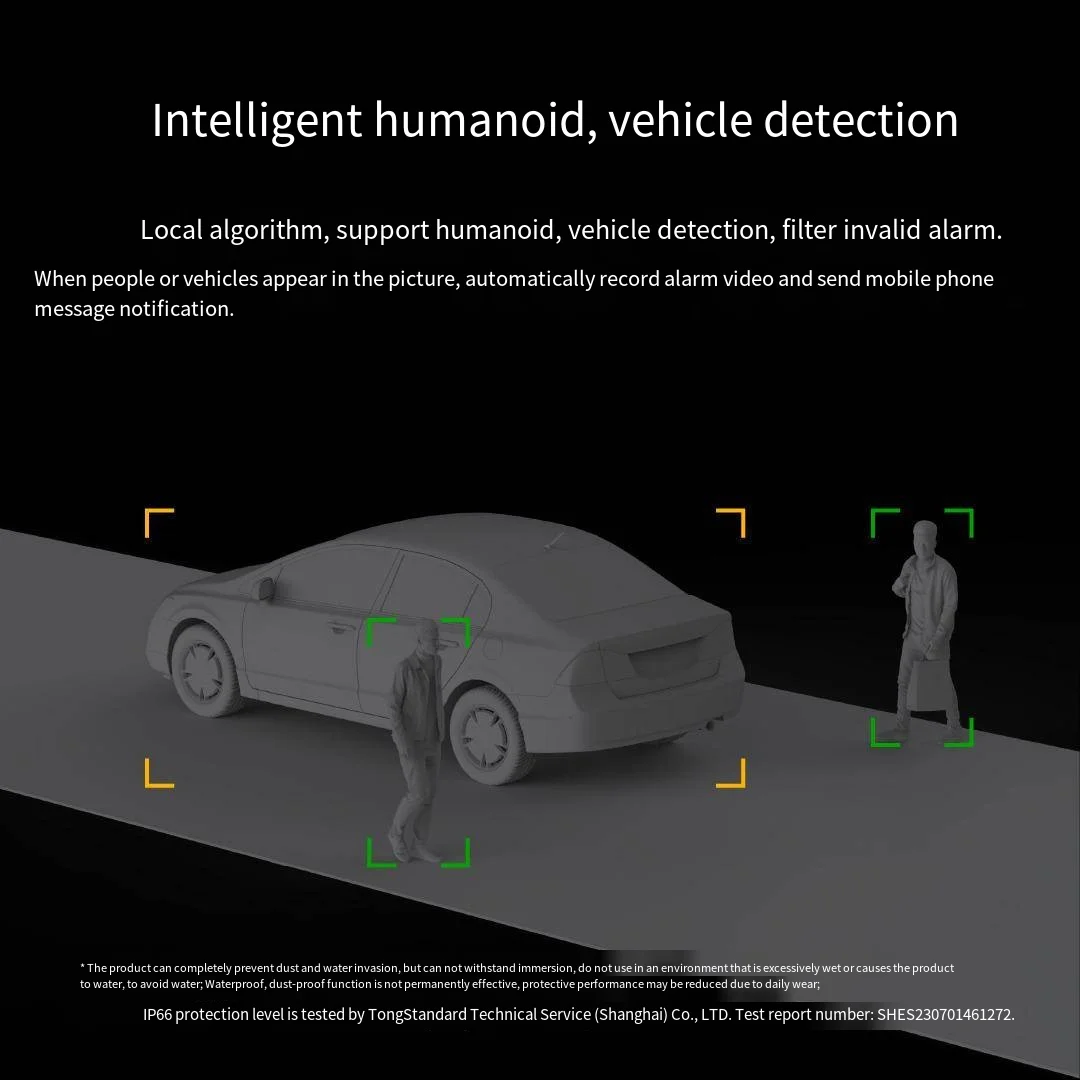Xiaomi Mijia APP cámara exterior CW700S 2,5 K 9x zoom IP66 cámara de seguridad impermeable PTZ visión nocturna a todo Color Al detección humana - imagen 4