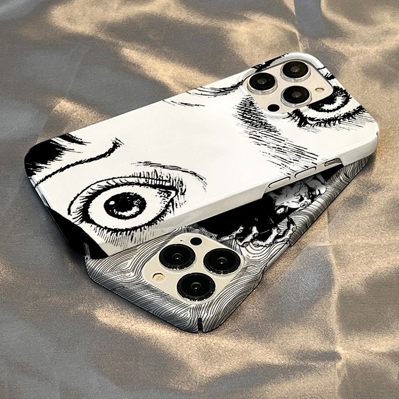 Funda de teléfono de dibujos animados de Anime Tomie Revenge Junji Ito, carcasa brillante para iPhone 16, 15, 14, 13, 12, 11 Pro Max, XS, XR, XSMax, 6, 7, 8 Plus - imagen 3