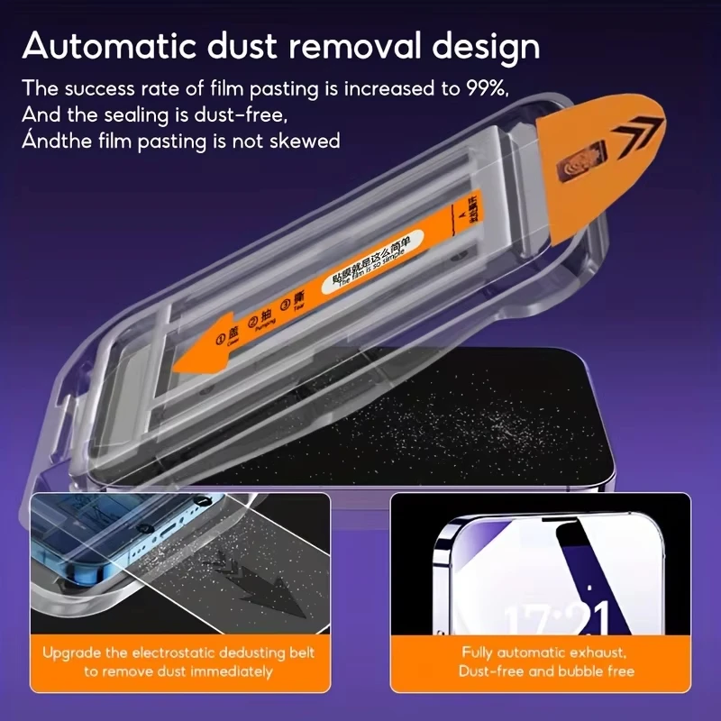 Protector de pantalla antiespía con revestimiento oleofóbico, 2 uds., para iPhone 17 Pro Max 16e Air 16 11 14 13 12 15 Mini 7 8 X XR XS, vidrio de privacidad - imagen 5