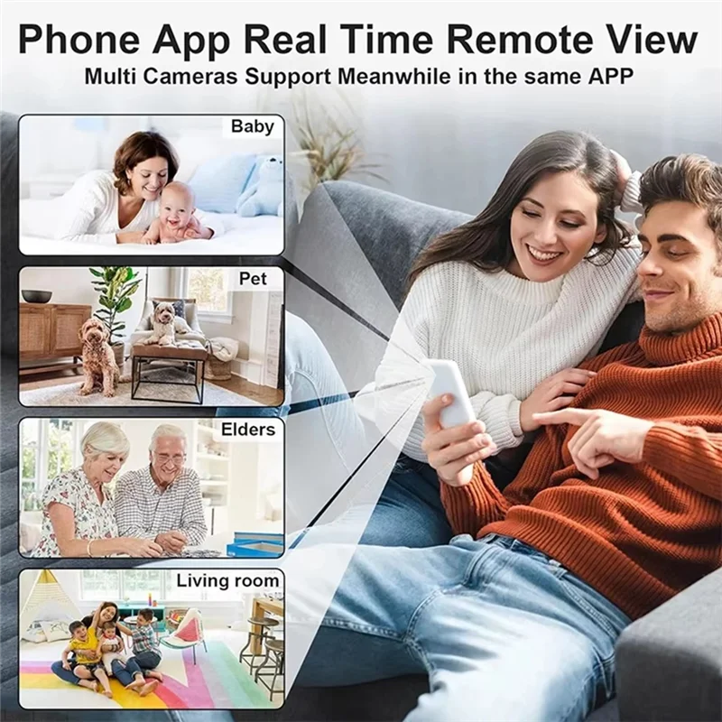 A28Q-OKAM 3MP Mini 4G tarjeta SIM cámara de vídeo videocámara visión nocturna Monitor de seguridad vigilancia remota cámara de hogar inteligente - imagen 3