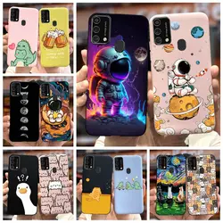 Funda Samsung Galaxy M31 Silicona Antigolpes Estampado Astronautas