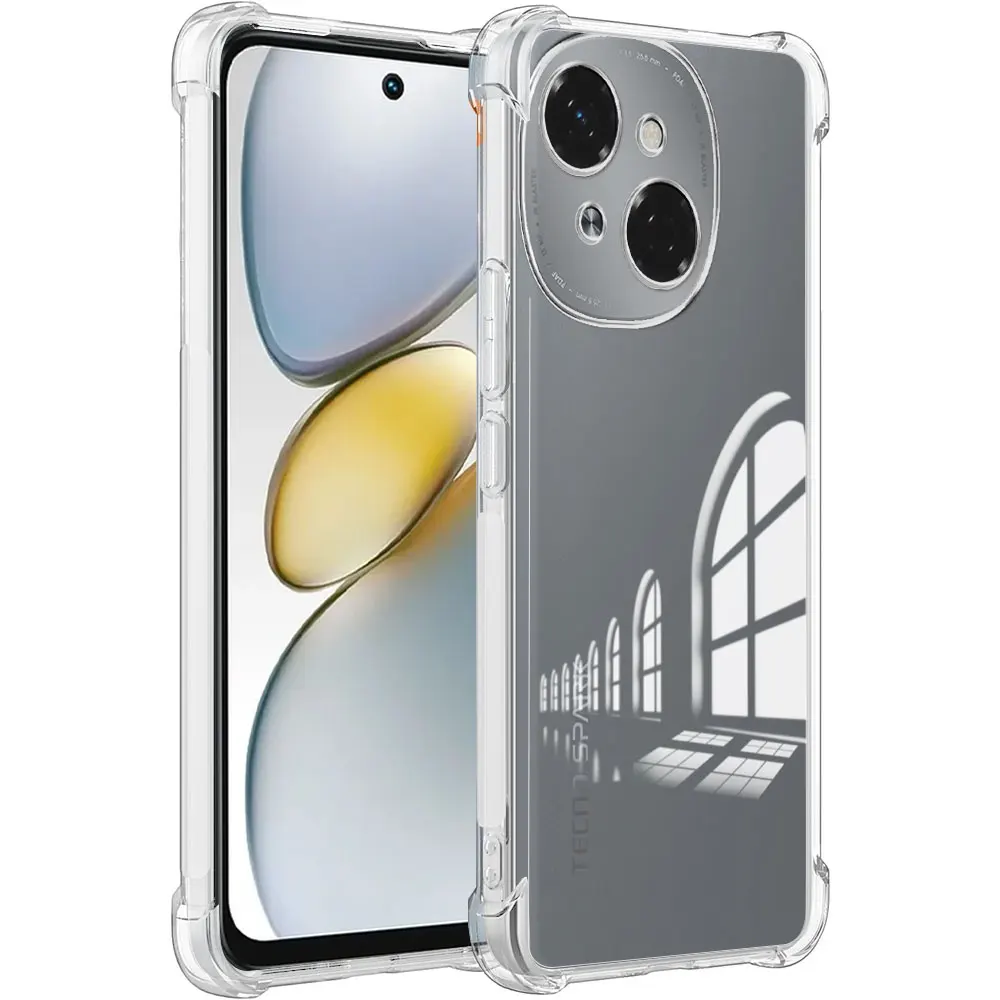 Para Tecno Spark Go 1 2025 2024 2023 2022 2020 30C 20C 10C 30 20 Pro Plus 7 8c 8P 6 GO funda transparente de silicona suave a prueba de golpes - imagen 3