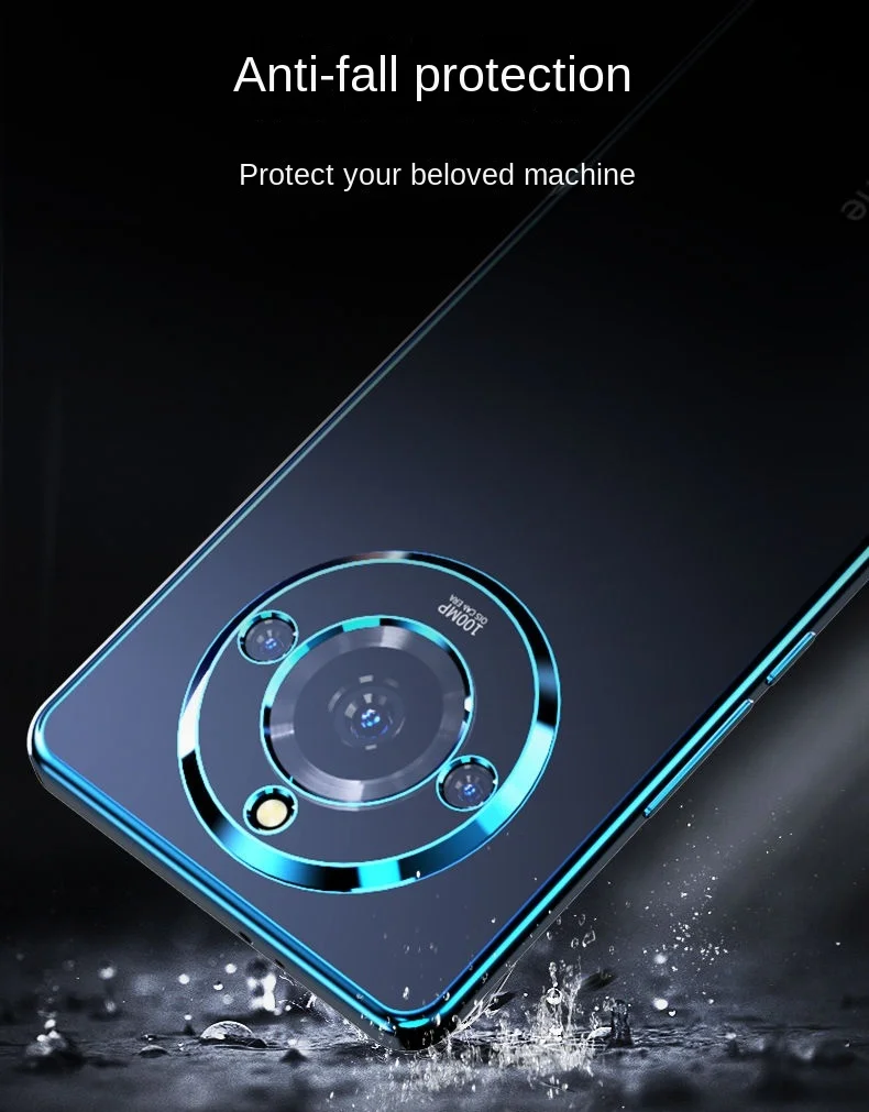 Para OPPO Realme 11 10 Pro Plus funda suave TPU transparente chapado delgada funda protectora trasera para OPPO Realme11 11Pro 10Pro - imagen 4