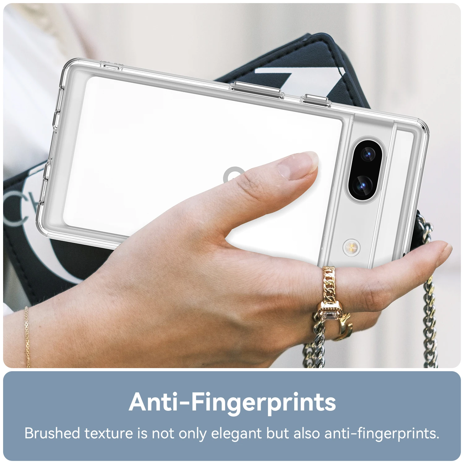 Funda transparente de Color caramelo para Google Pixel 7A, funda de Pixel 7A, Coque dura de PC, suave, translúcido, Flexible, TPU, Fundas para Google Pixel 7A - imagen 5