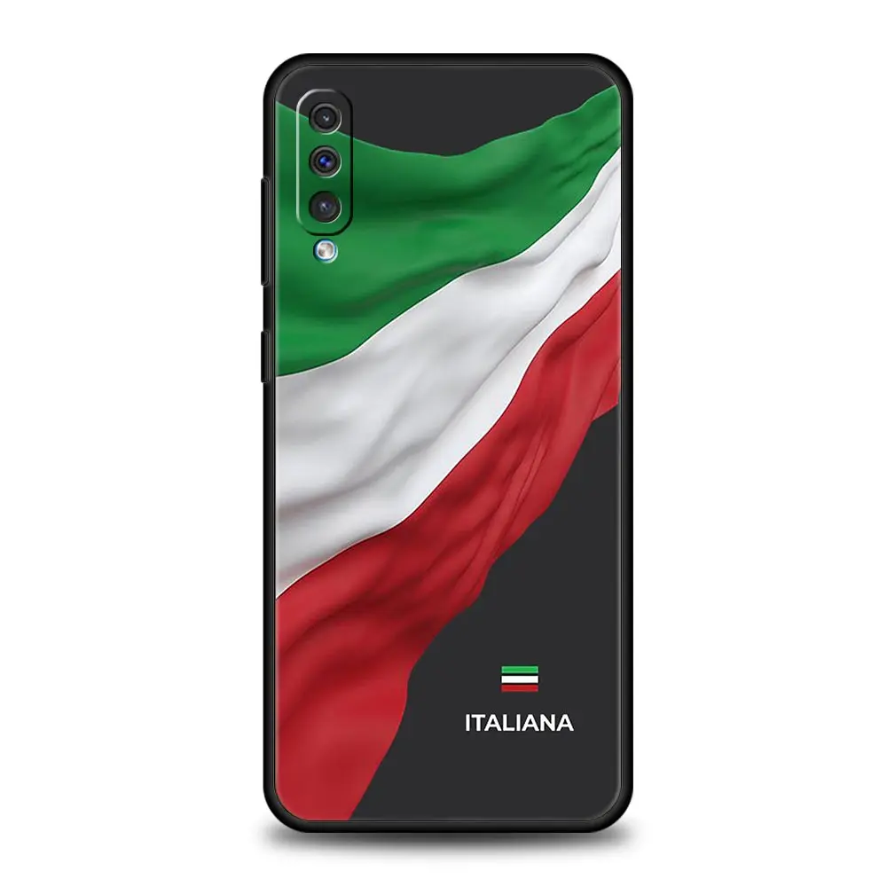 Funda de teléfono con bandera de Italia para Samsung, A54, A52, A24, A14, A50, A72, A70, A10, A30, A40, A20S, A20E, A02S, A12, A22, A34, A42, A32, 5G, A04s - imagen 5