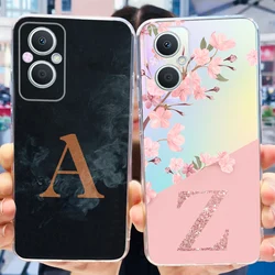 Funda Silicone Oppo Reno 7Z 5G – Diseño Letras Transparente