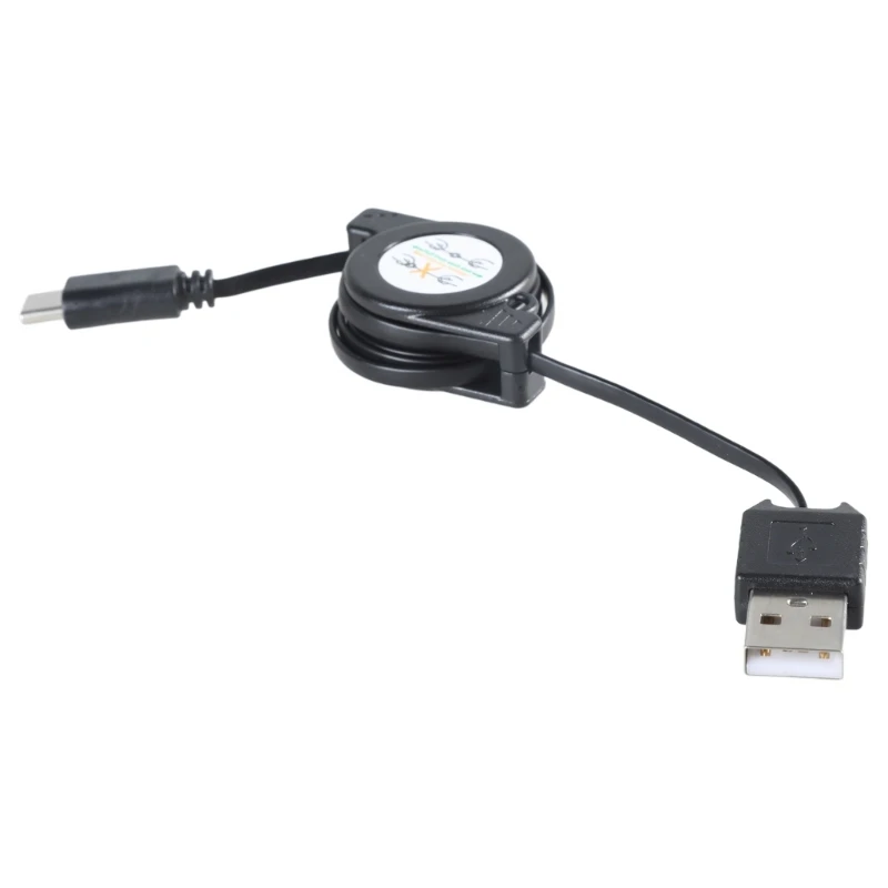 Cable carga rápida USB tipo cable para teléfono PC tipo C cable retráctil - imagen 4