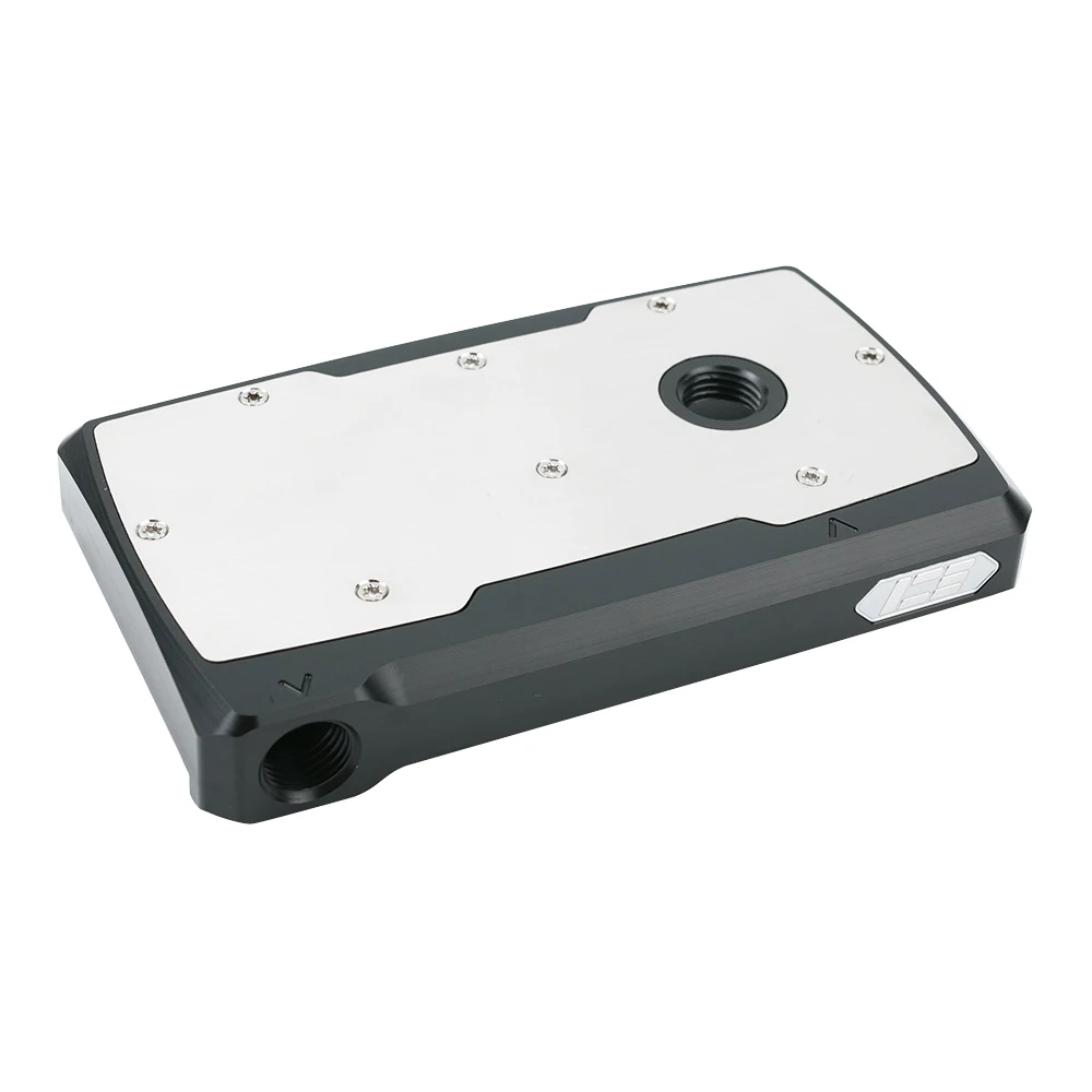 IceManCooler cubierta modificada de actualización de cadena de la serie de bomba doble DDC, cubierta superior de POM de reinstalación de bomba doble J, soporte DDC, bomba QX5 - imagen 3