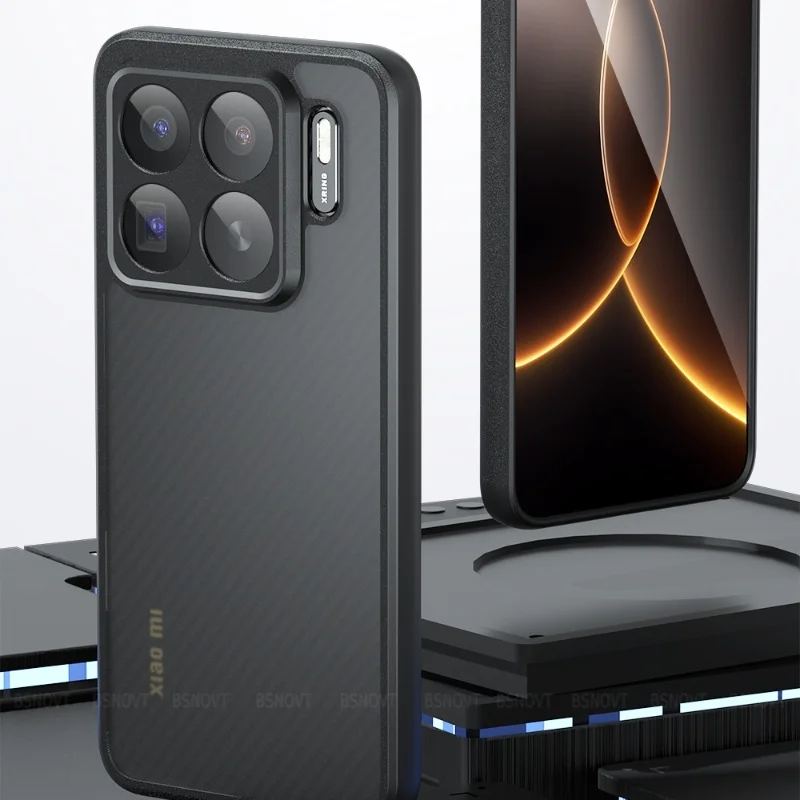 Para funda Xiaomi 15S Pro funda Xiaomi Mi 15S Pro Capas nuevo parachoques trasero a prueba de golpes mate esmerilado translúcido Fundas Xiaomi 15S Pro