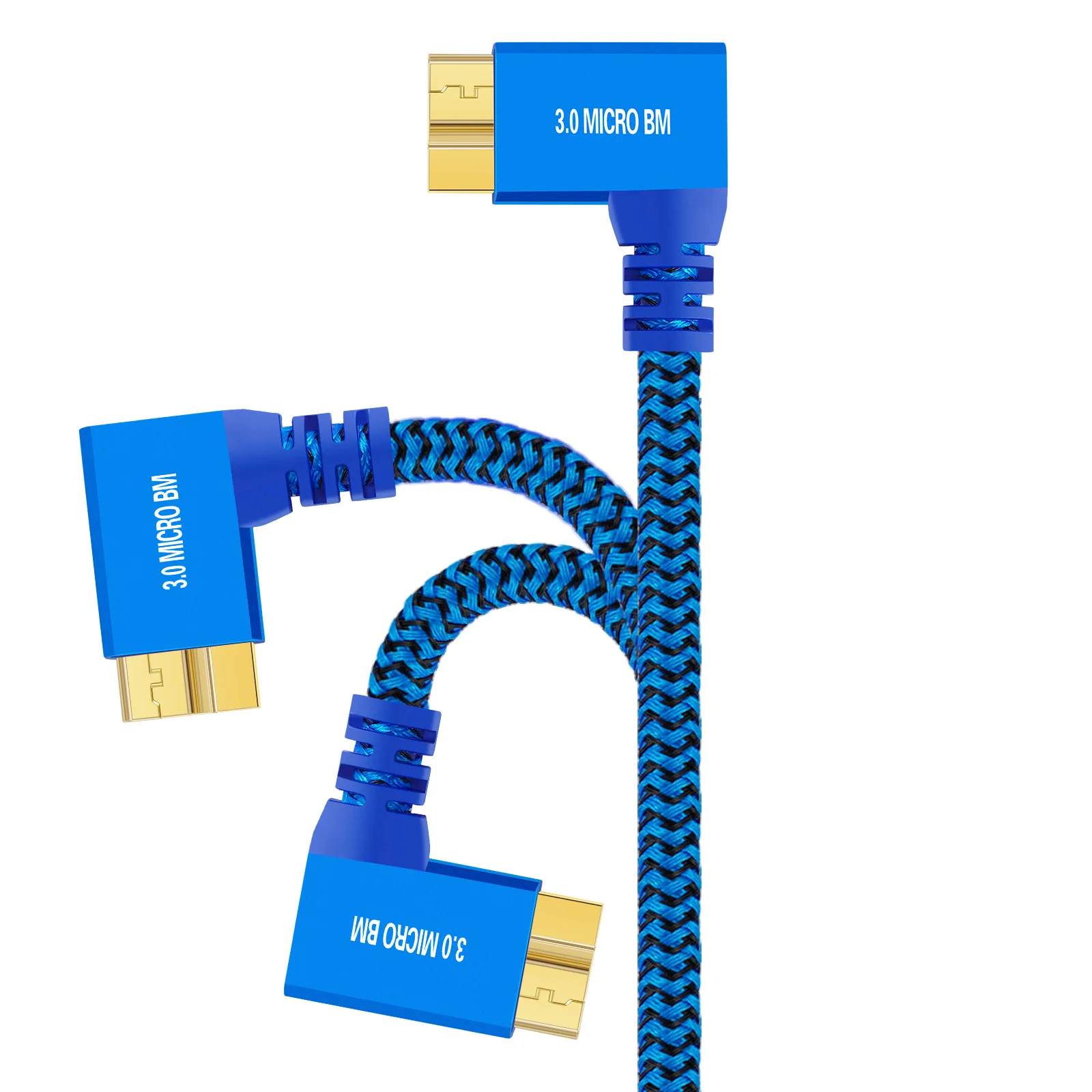 Cable de extensión USB 3,0 macho a impresora Micro-B Cable hembra 1M 3M para Smart TV PS4 PS3 Xbox One SSD Cable de datos de extensión para ordenador portátil - imagen 2