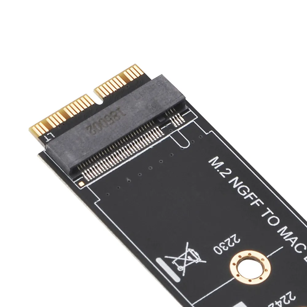 Tarjeta adaptadora de conversión M.2 NVME SSD para MacBook Air Pro Retina 2013-2017 NVME/AHCI SSD Kit mejorado para A1465 A1466 A1398 A1502 - imagen 3